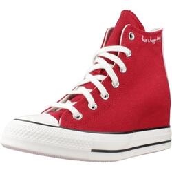 Baskets Converse Modèle Chuck Taylor All Star Wedge Couleur Bordeaux