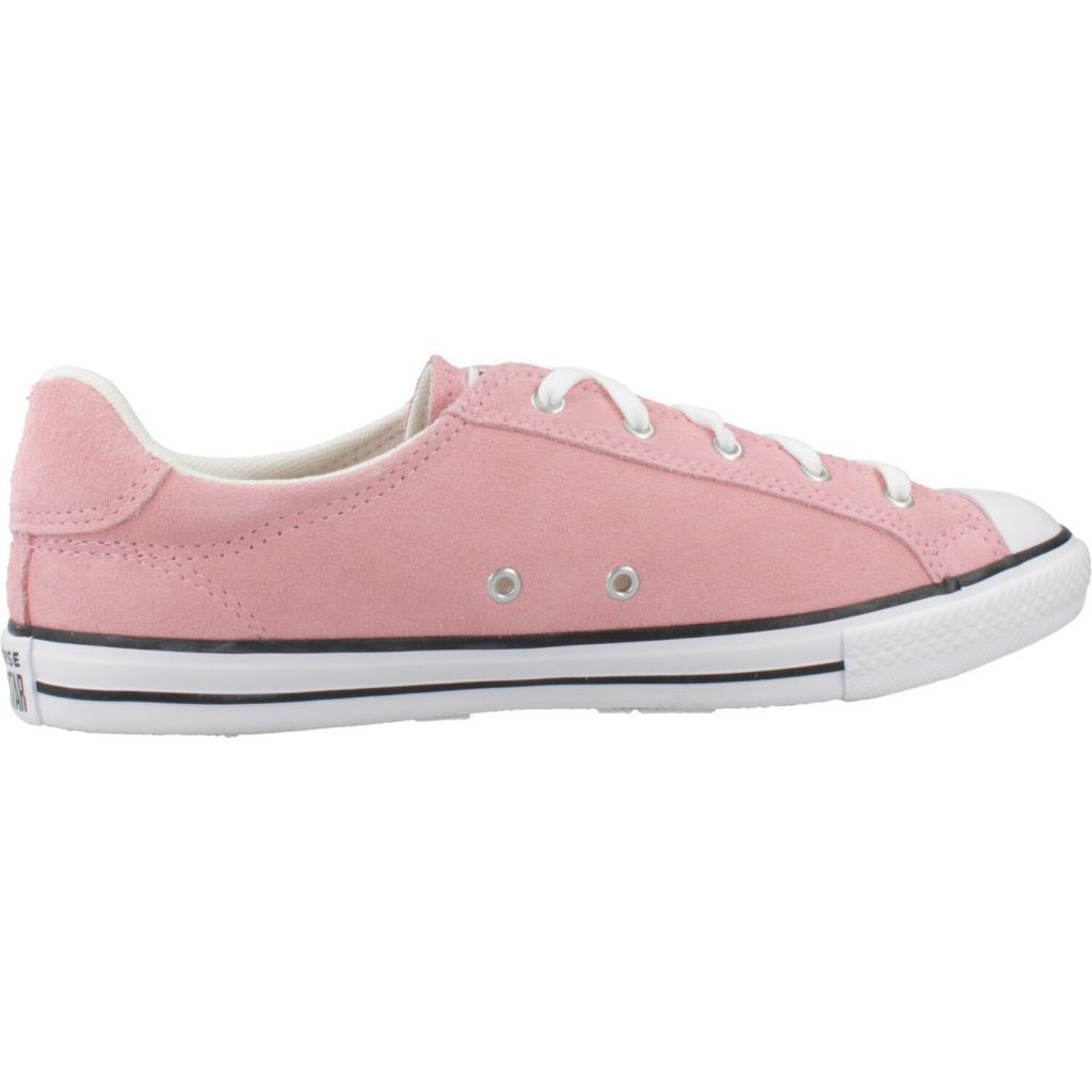 Baskets Converse Modèle Chuck Taylor All Star Dainty Lucky Ox Couleur Rose 4/5