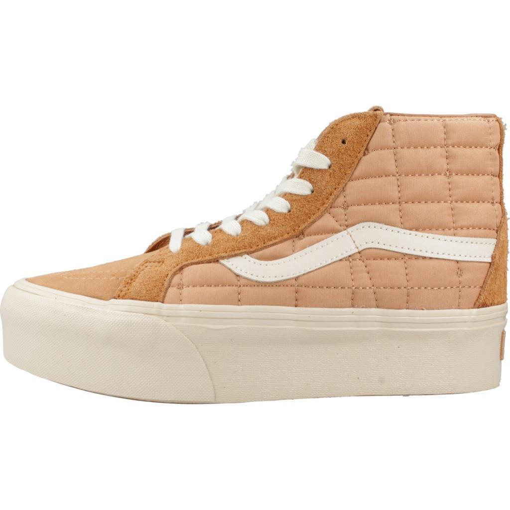 Baskets Vans Modèle Sk8-hi Reissue Plat Couleur Marron 2/5