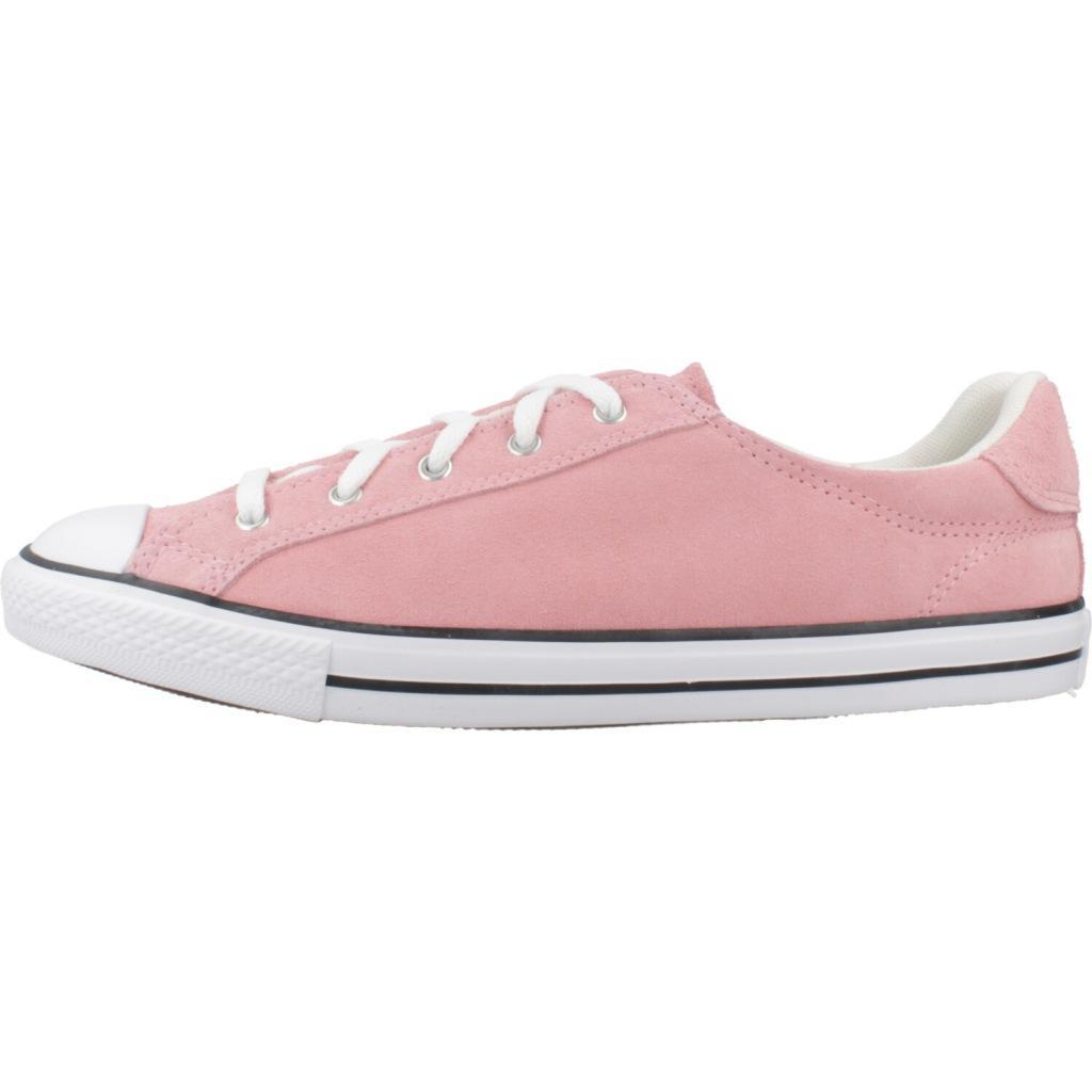 Baskets Converse Modèle Chuck Taylor All Star Dainty Lucky Ox Couleur Rose 2/5