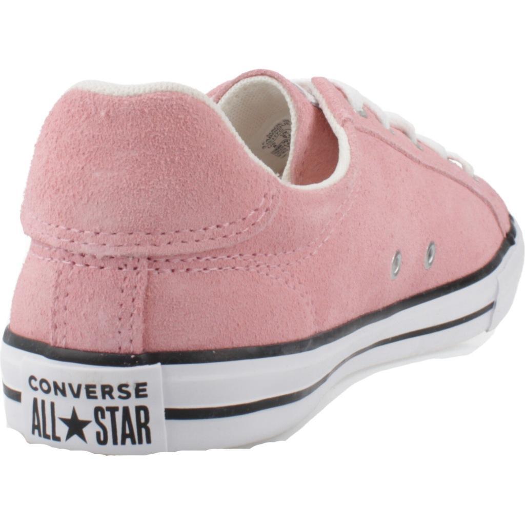 Baskets Converse Modèle Chuck Taylor All Star Dainty Lucky Ox Couleur Rose 3/5