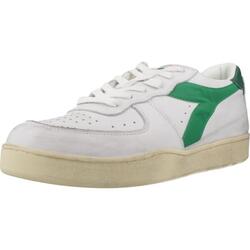 Baskets Diadora Heritage Modèle Basket Low Used Couleur Blanc