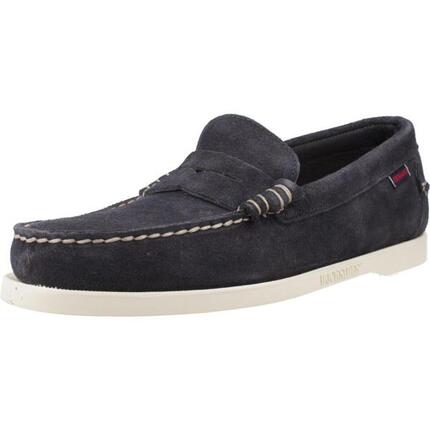 Baskets Sebago Modèle Dan Boat Flesh Couleur Bleu