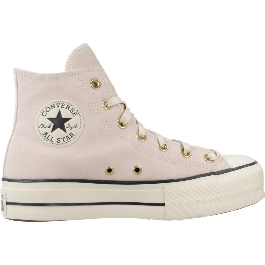 Baskets Converse Modèle Chuck Taylor All Star Lift Couleur Rose 4/6