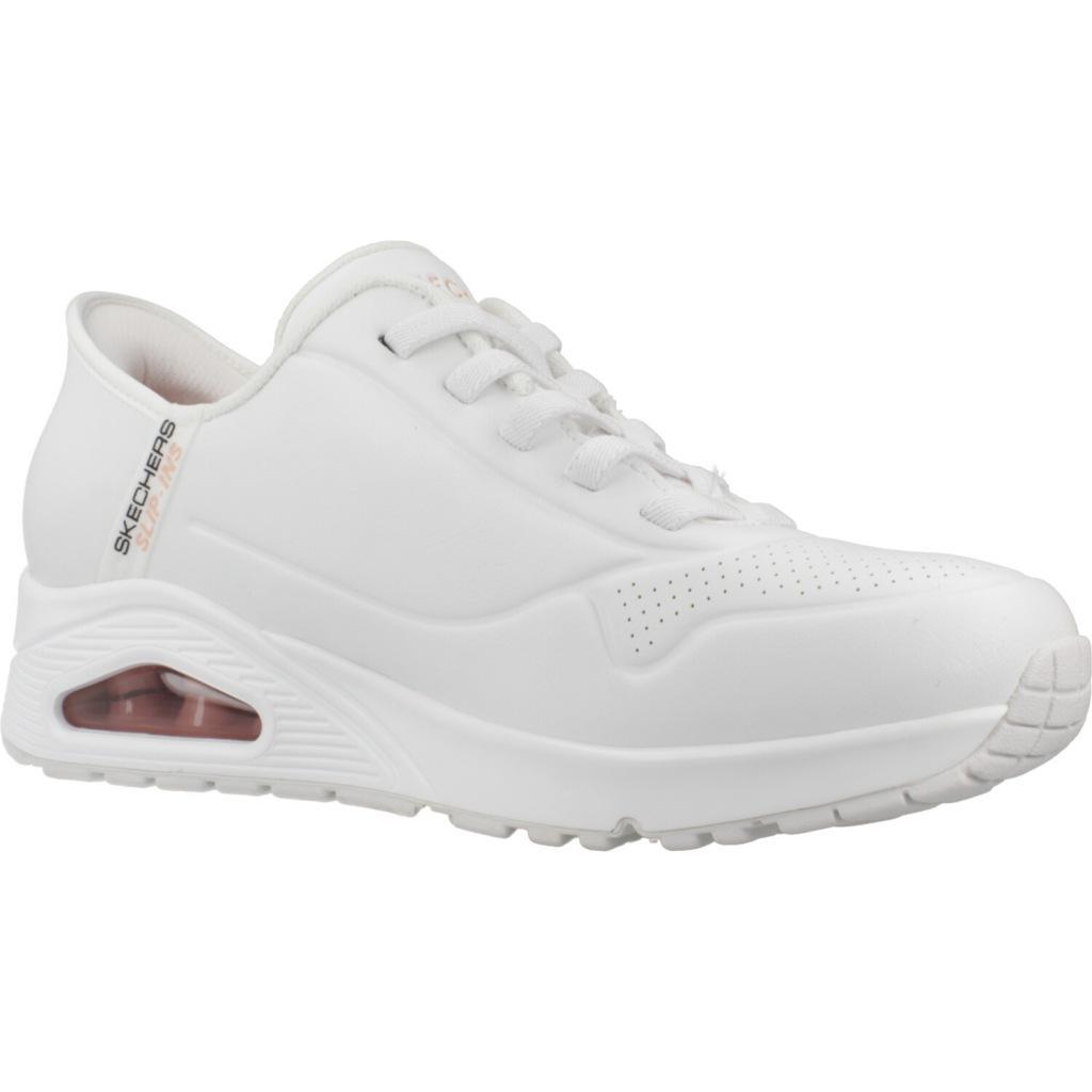 Skechers Slip-ins  Uno - Easy Air Damen Sneaker 177112  WHT 5/5