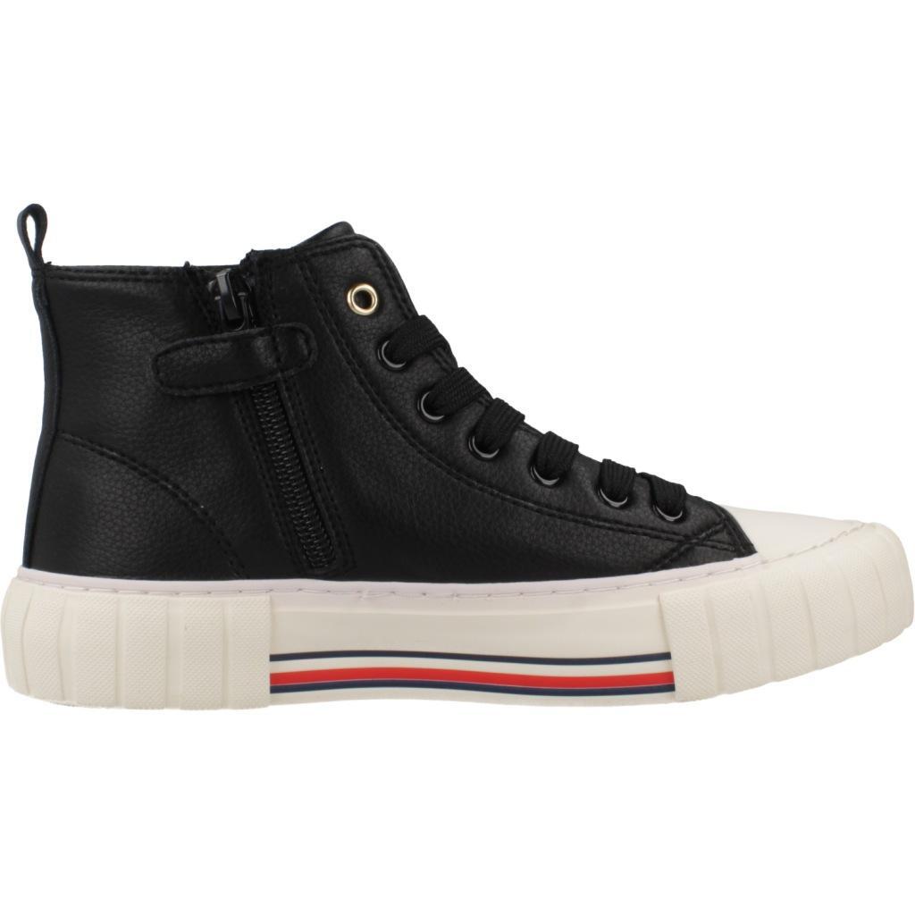 Bottes Tommy Hilfiger Modèle High Top Lace-up Sneaker Couleur Noir 4/5