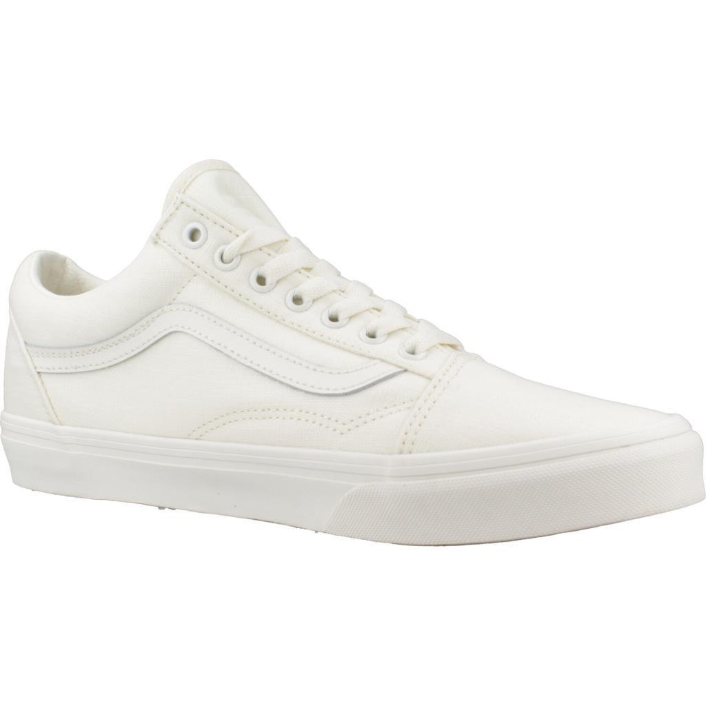 Baskets Vans Modèle Old Skool Linen Couleur Blanc 5/5