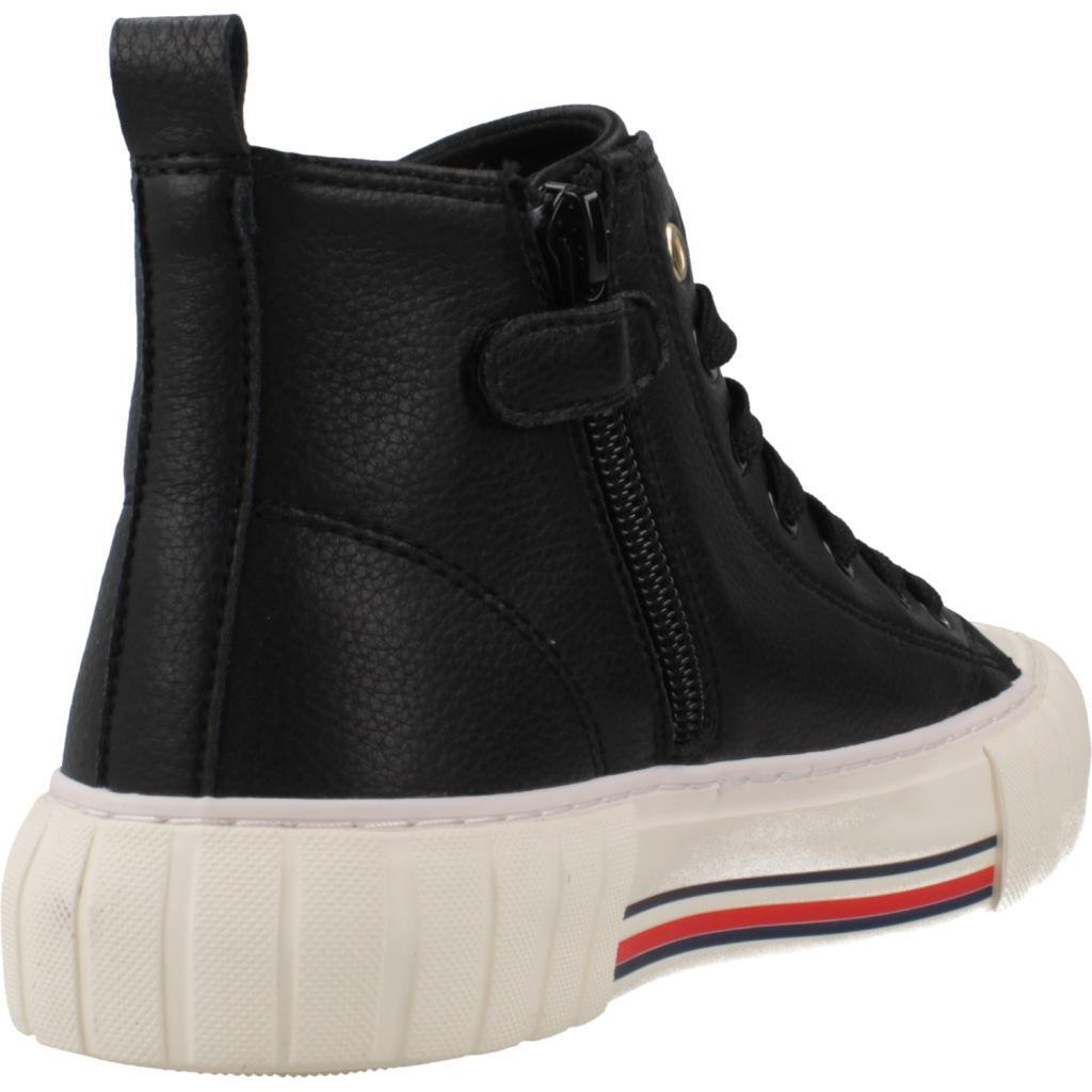 Bottes Tommy Hilfiger Modèle High Top Lace-up Sneaker Couleur Noir 3/5
