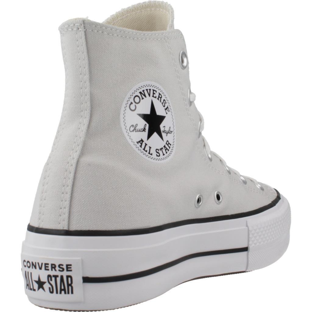 Baskets Converse Modèle Chuck Taylor All Star Lift Hi Couleur Gris 3/6