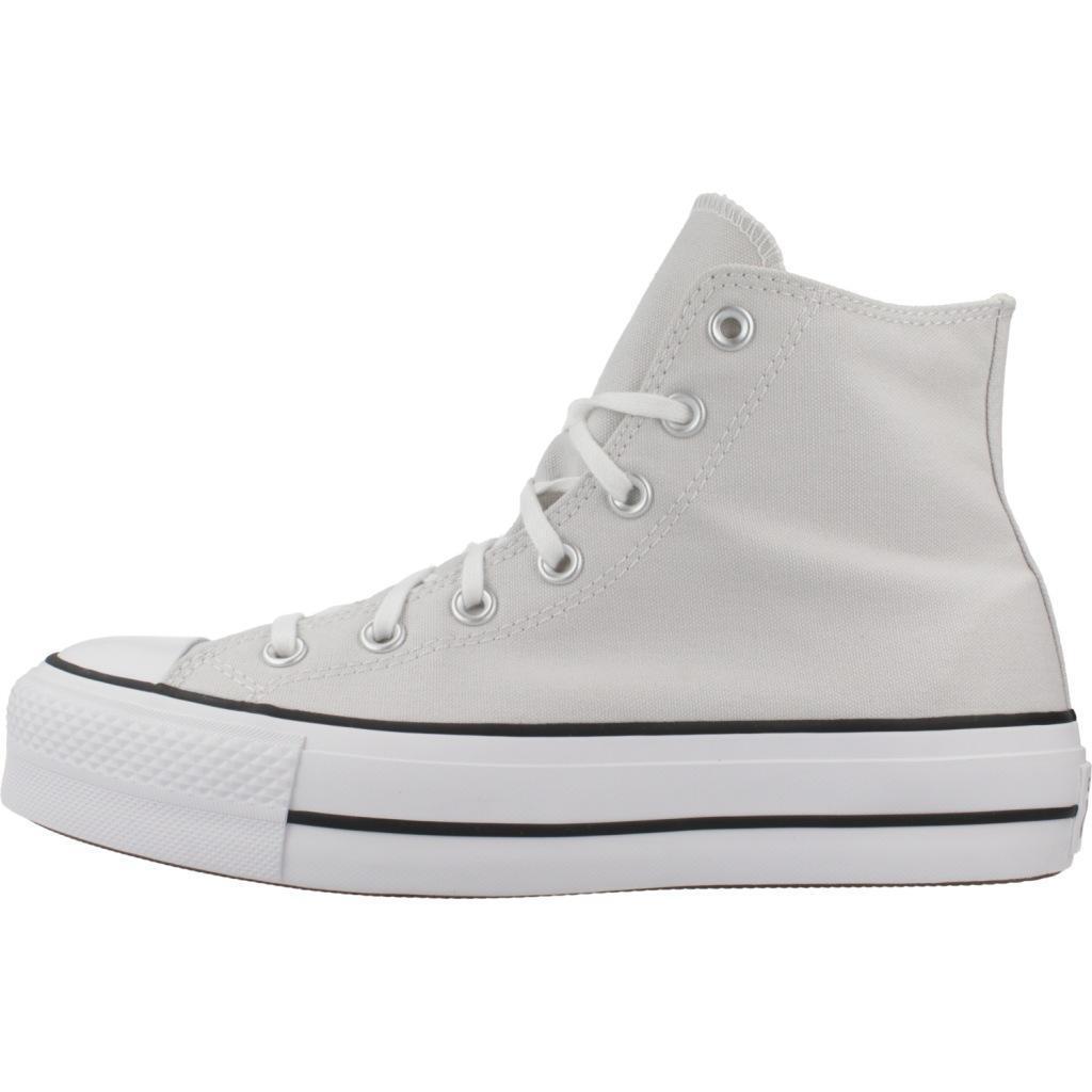 Baskets Converse Modèle Chuck Taylor All Star Lift Hi Couleur Gris 2/6
