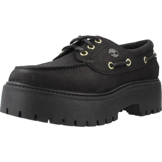 Scarpe Da Ginnastica Timberland Modello Stone Street Boat Shoe Colore Nero