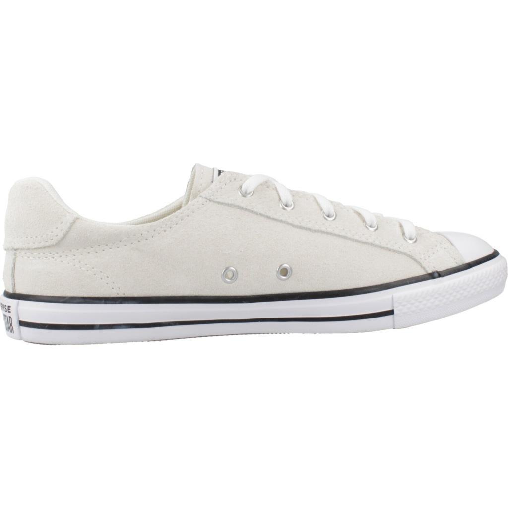 Baskets Converse Modèle Chuck Taylor All Star Dainty Lucky Ox Couleur Beige 4/5