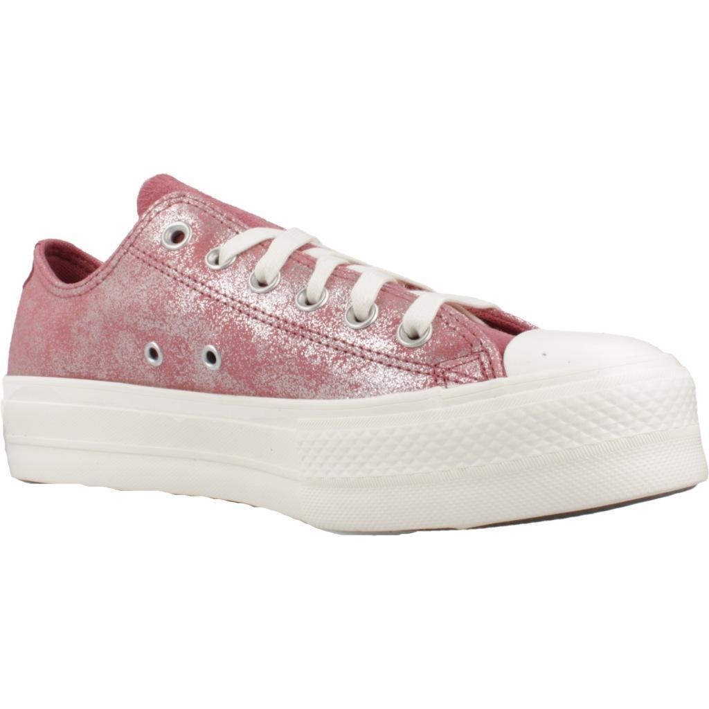 Scarpe Da Ginnastica Converse Modello Chuck Taylor All Star Lift Colore Rosa 5/5