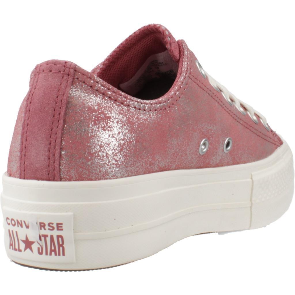 Scarpe Da Ginnastica Converse Modello Chuck Taylor All Star Lift Colore Rosa 3/5