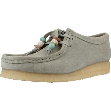 Baskets Clarks Modèle Wallabee Couleur Vert