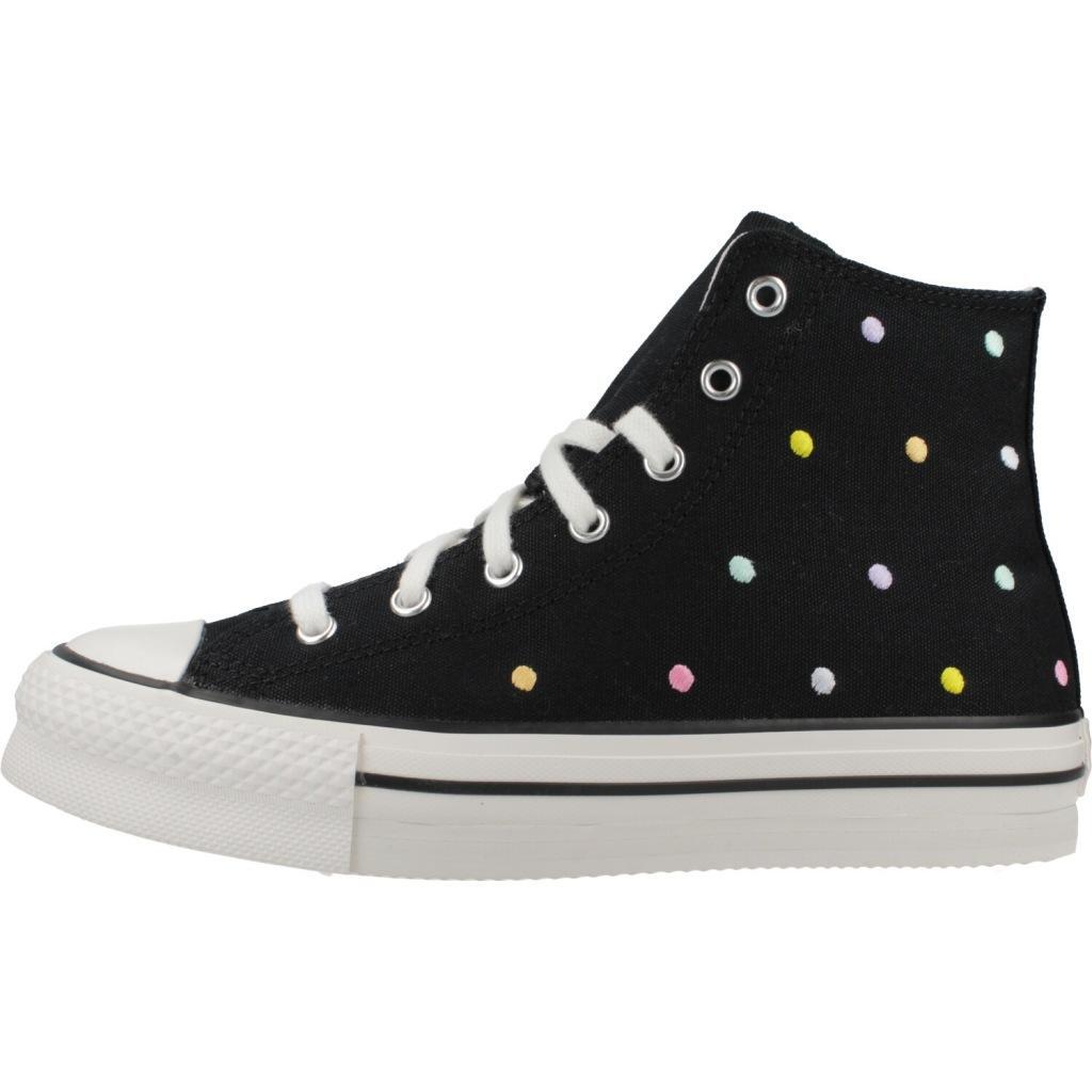 Baskets Converse Modèle Chuck Taylor All Star Lift Polka Dots Platform Couleur N 2/5