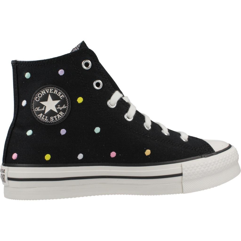 Baskets Converse Modèle Chuck Taylor All Star Lift Polka Dots Platform Couleur N 4/5