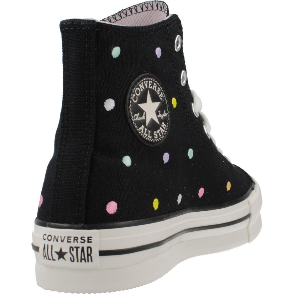 Baskets Converse Modèle Chuck Taylor All Star Lift Polka Dots Platform Couleur N 3/5