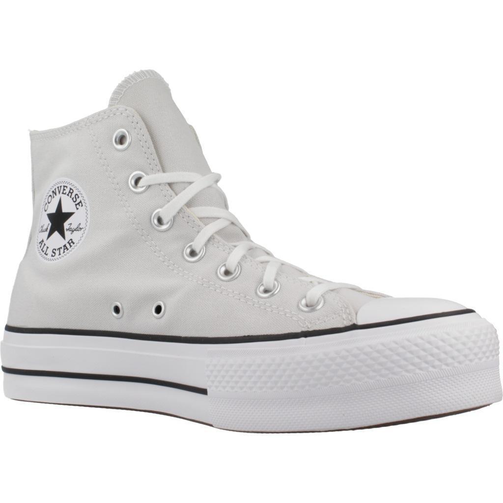 Baskets Converse Modèle Chuck Taylor All Star Lift Hi Couleur Gris 5/6