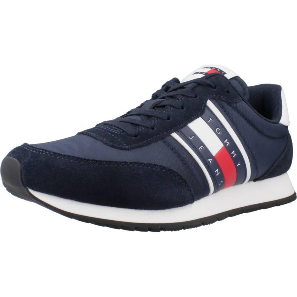 Sneakers Tommy Jeans Model Tjm Runner Casual Kleur Blauw 1/6