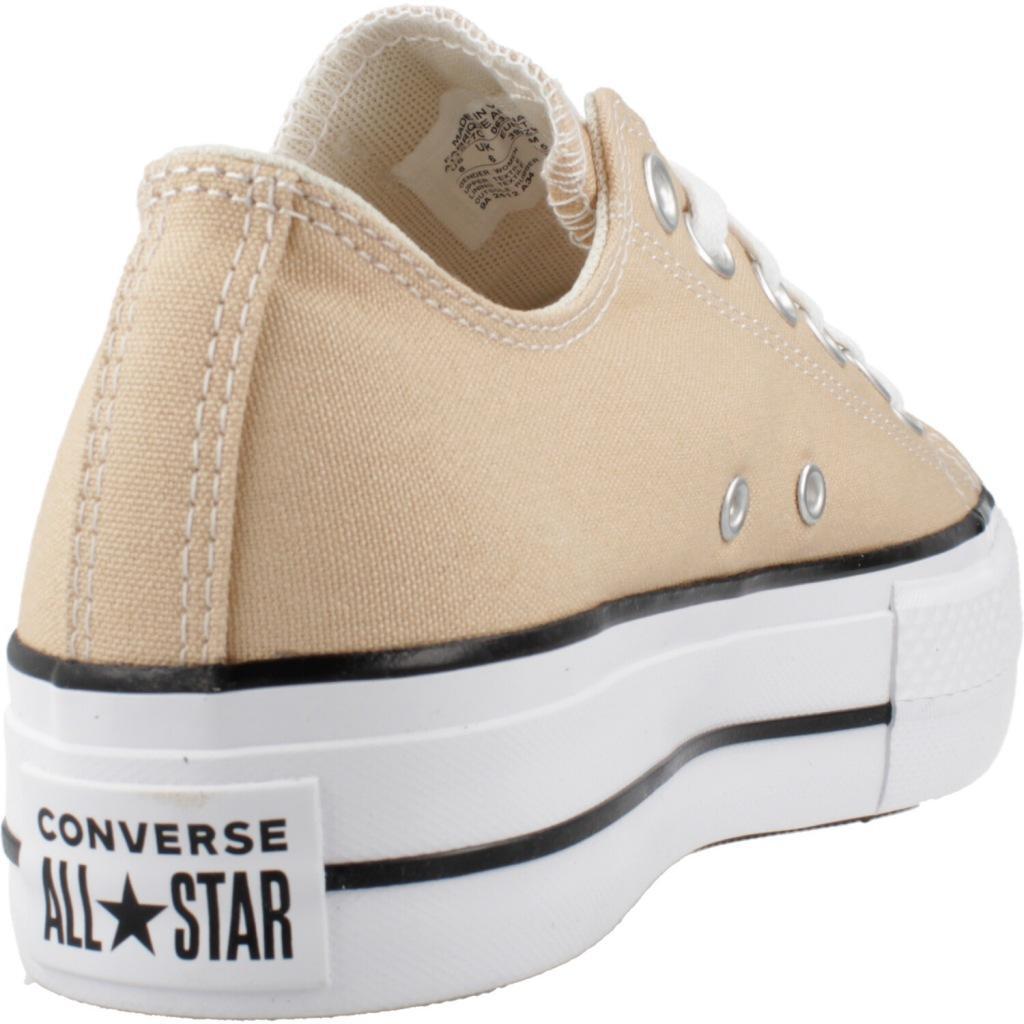 Baskets Converse Chuck Taylor All Star Lift Platform Polka, Beige, Unisexe 3/5
