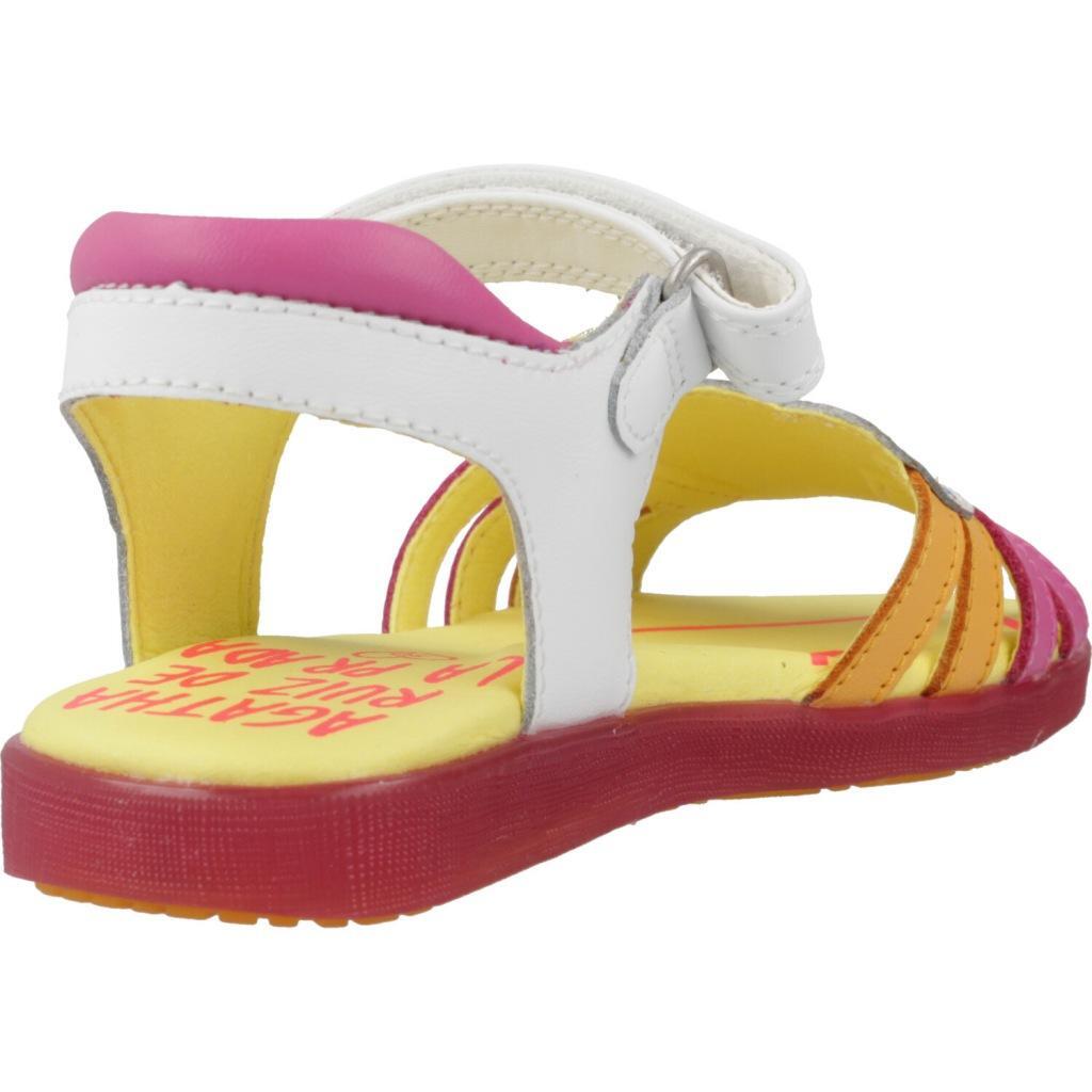 Sandales Agatha Ruiz De La Prada Modèle 242962a Couleur Blanc 3/5