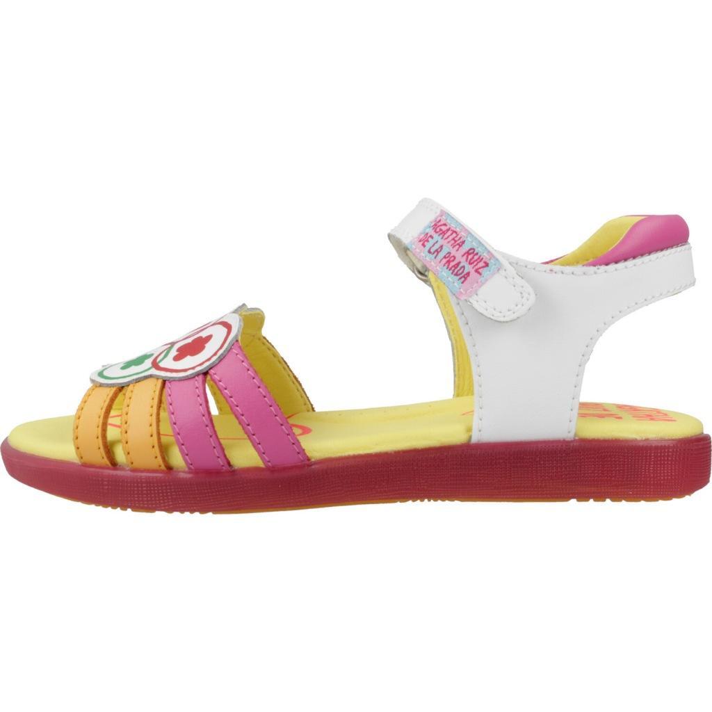 Sandales Agatha Ruiz De La Prada Modèle 242962a Couleur Blanc 2/5