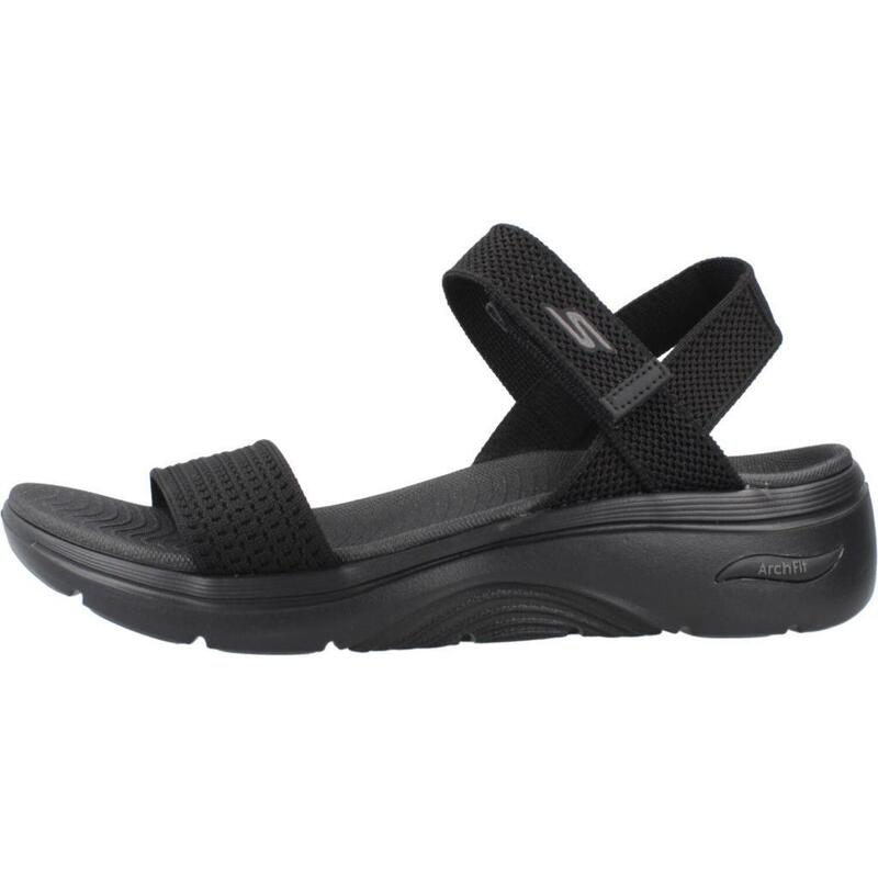 Sandale femei Skechers Go Walk Arch Fit 2.0, Negru
