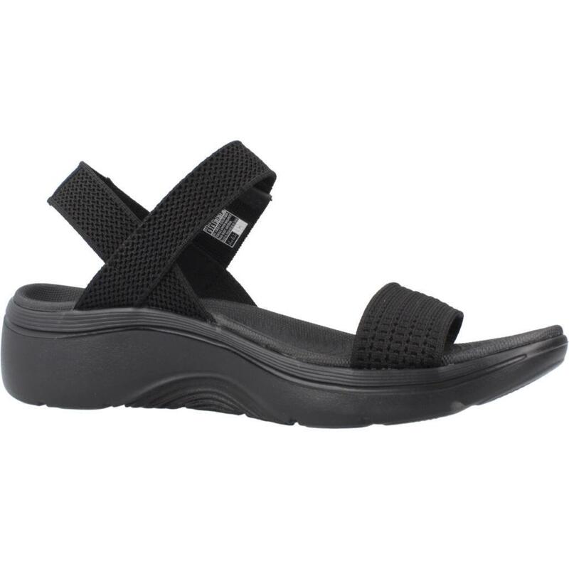 Sandale femei Skechers Go Walk Arch Fit 2.0, Negru