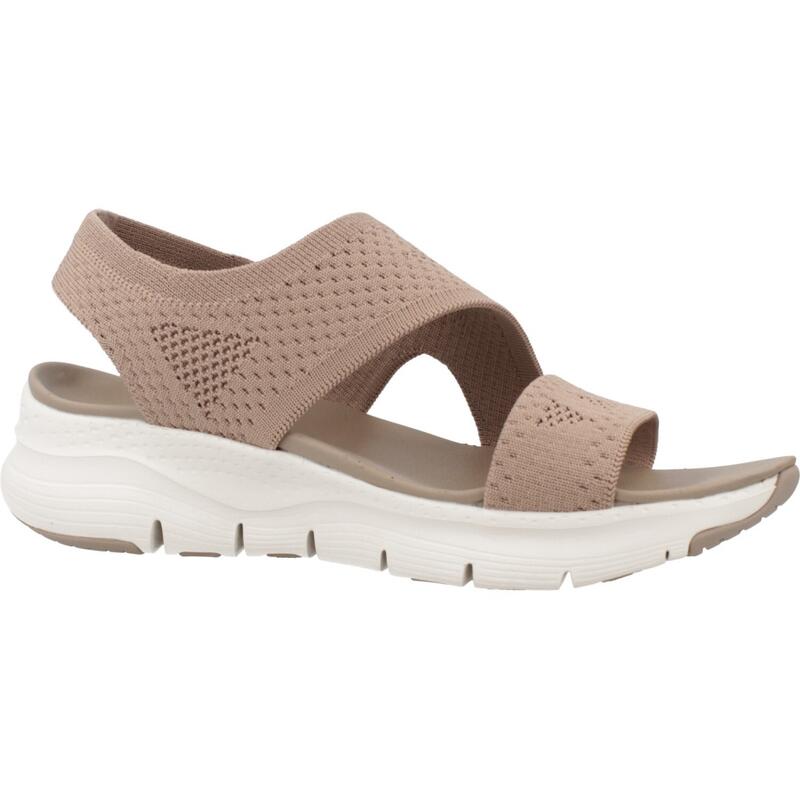 Sandale femei Skechers Arch Fit, Maro