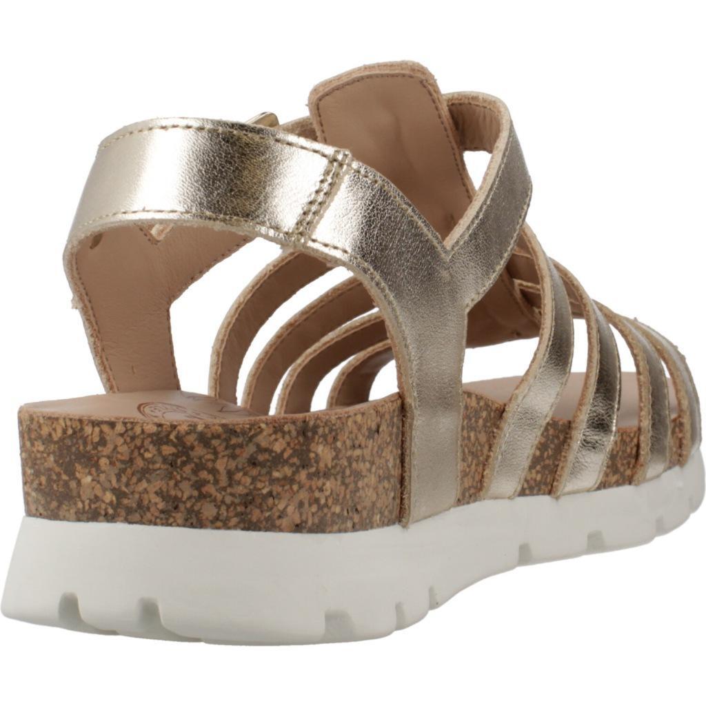 Sandales Panama Jack Modèle Sasha Shine Couleur D´or 3/5