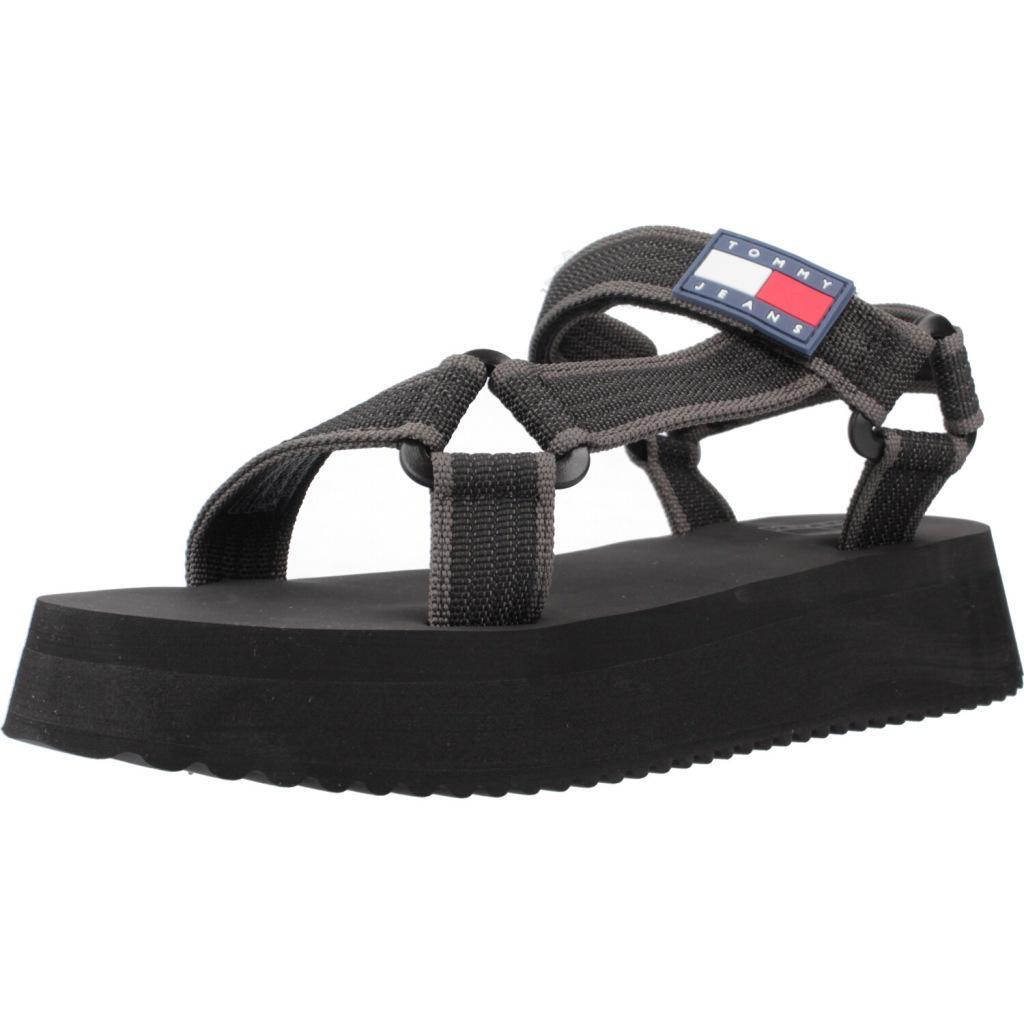 Sandały TOMMY JEANS EN0EN02747 Czarny
