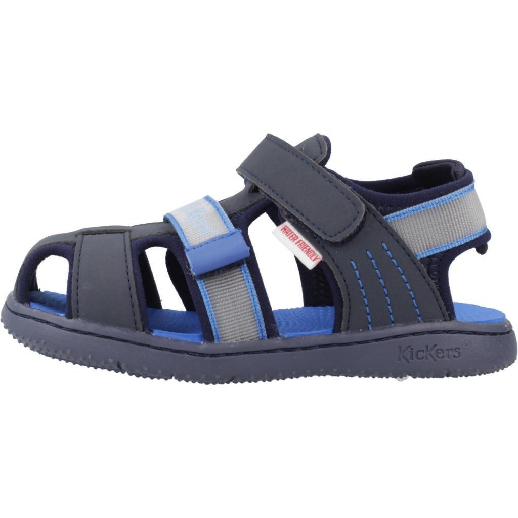 Sandali Kickers Modello Kickbeachou Colore Blu 2/5