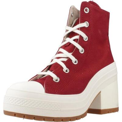 Botines Mujer Converse Chuck 70 De Luxe Heel Rojo