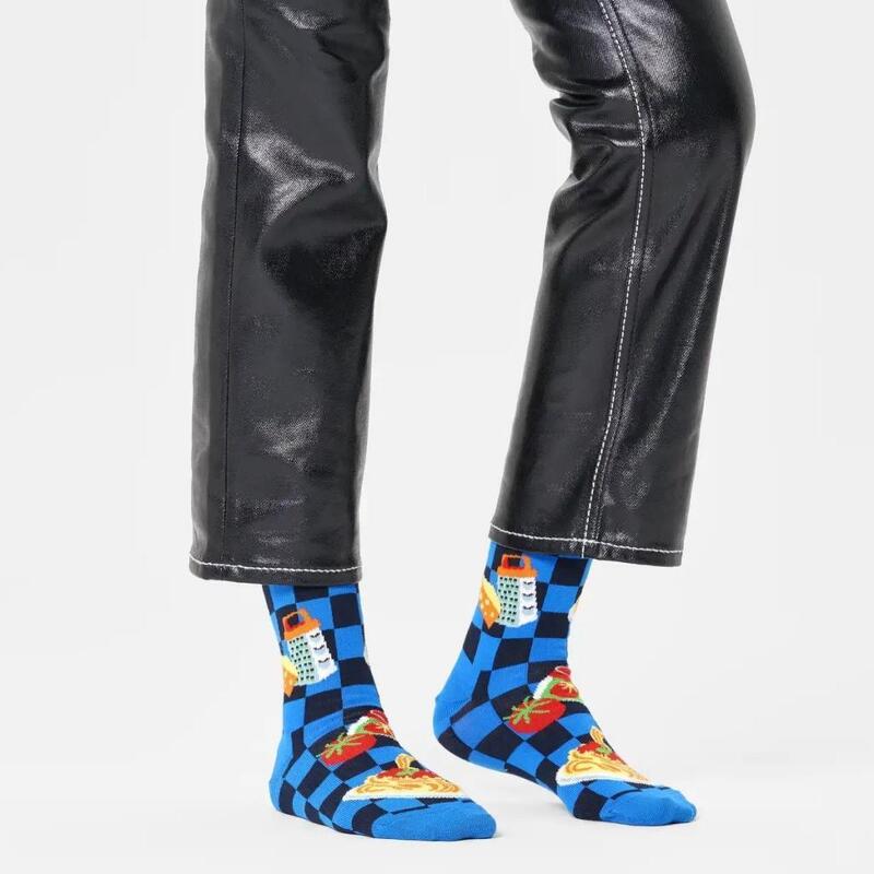 Ciorapi Happy Socks Model Dinner Sock Culoare Albastru