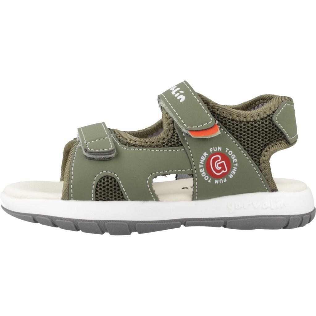 Sandales Garvalin Modèle 242817g Couleur Vert 2/5