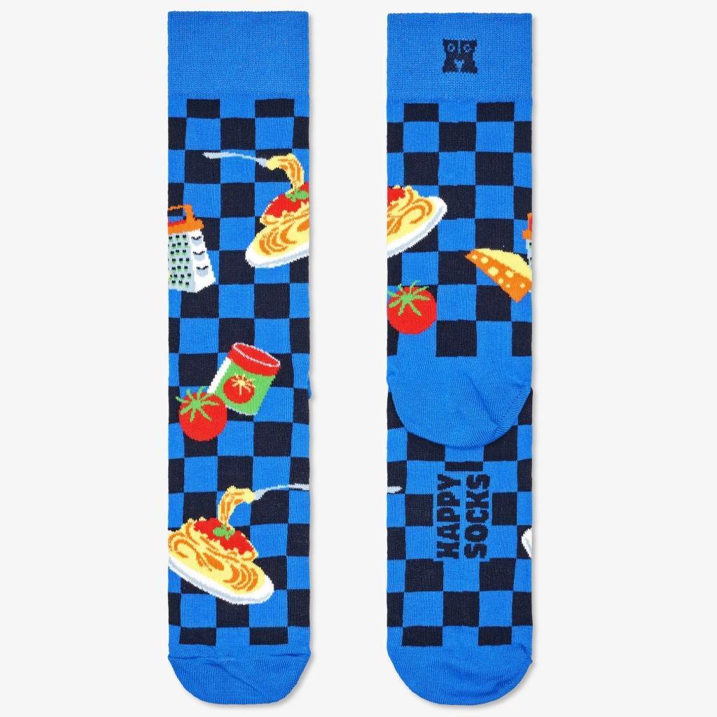 Meias Happy Socks Modelo Dinner Sock Cor Azul 2/5