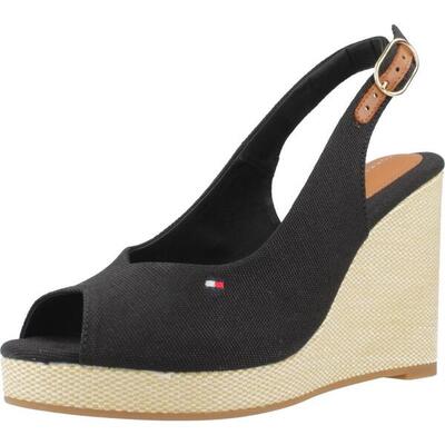 Sandalen tommy hilfiger model fw0fw08597 kleur zwart