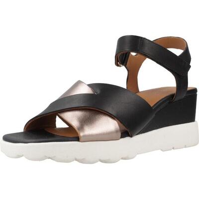 Sandalias Mujer Geox D Spherica Ec6 Negro
