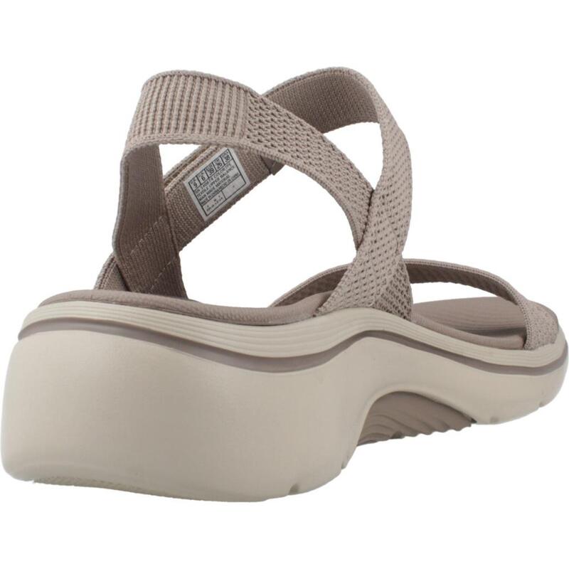 Sandale femei Skechers Go Walk Arch Fit 2.0, Maro