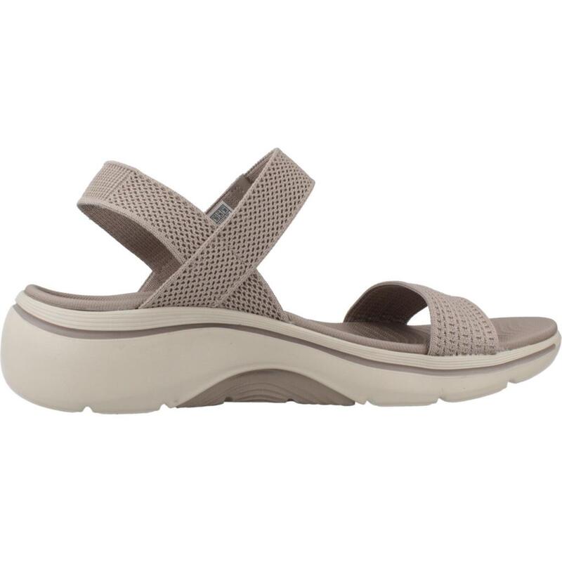 Sandale femei Skechers Go Walk Arch Fit 2.0, Maro