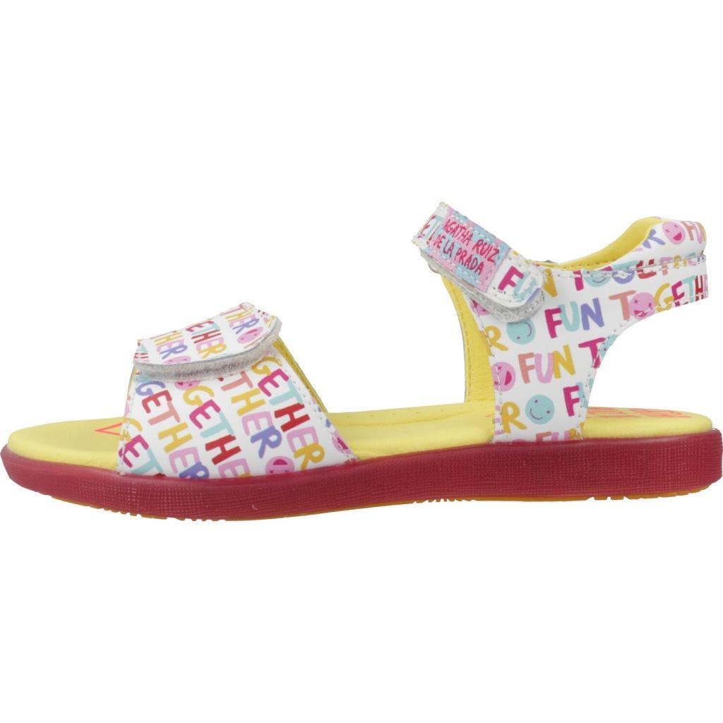 Sandales Agatha Ruiz De La Prada Modèle 242964a Couleur Blanc 2/5