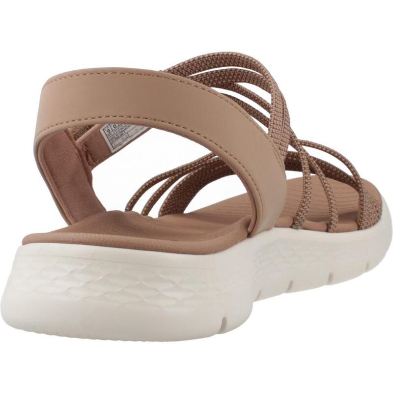 Sandale femei Skechers Go Walk Flex Sandal, Maro
