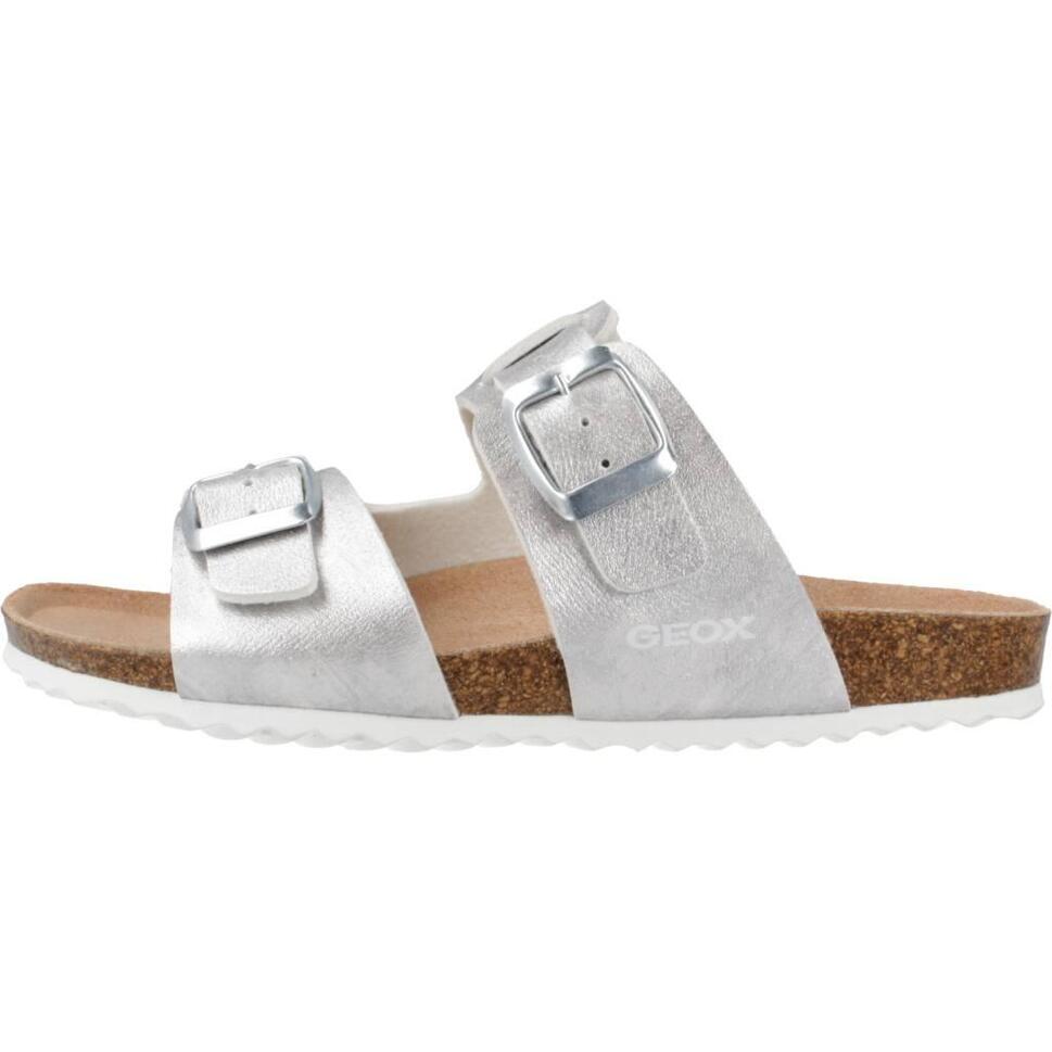 Sandały GEOX J ADRIEL GIRL Srebrny