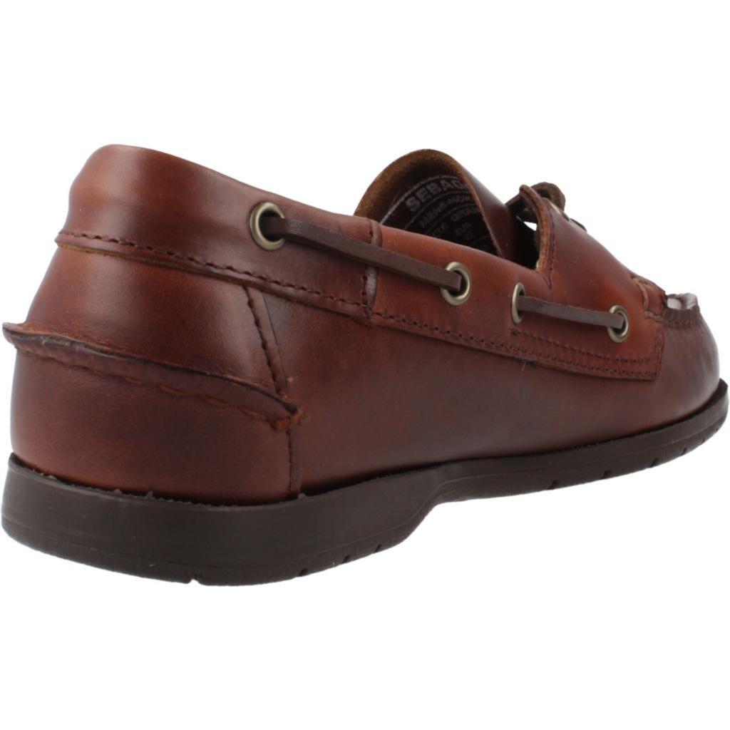 Baskets Sebago Modèle Endeavor Couleur Marron 3/5