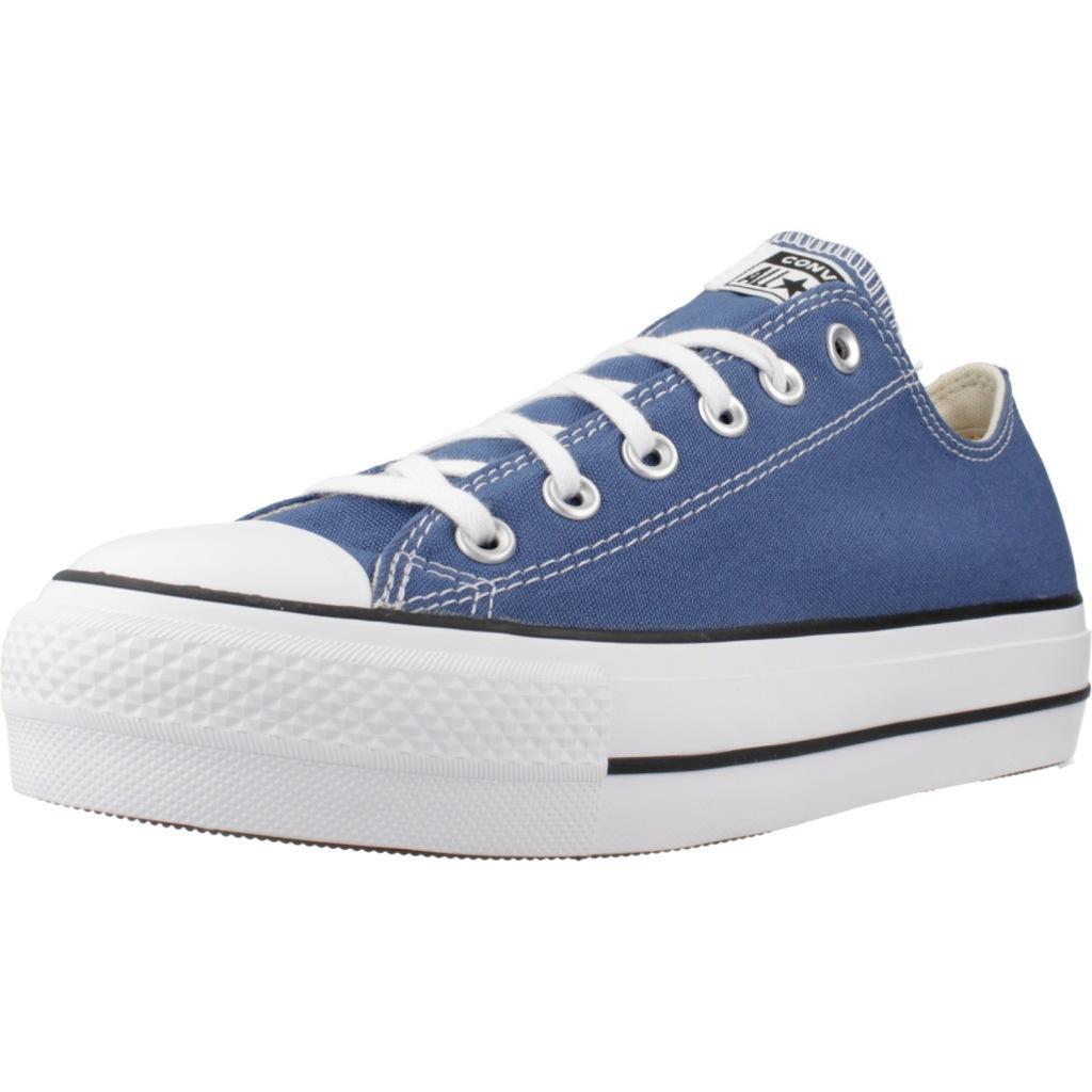 Baskets Converse Modèle Chuck Taylor All Star Lift Ox Couleur Bleu 1/5