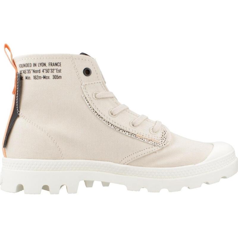 Pantofi Sport Palladium Model Pampa Underlayer Culoare Alb