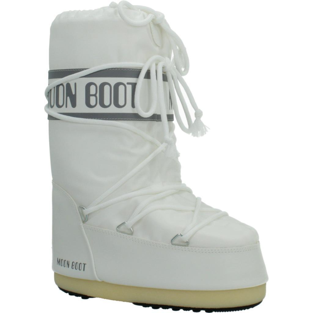 Bottes Moon Boot Modèle Mb Icon Nylon Couleur Blanc 5/5