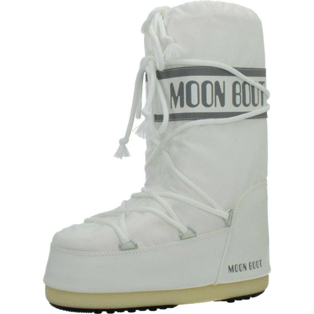 Bottes Moon Boot Modèle Mb Icon Nylon Couleur Blanc 2/5