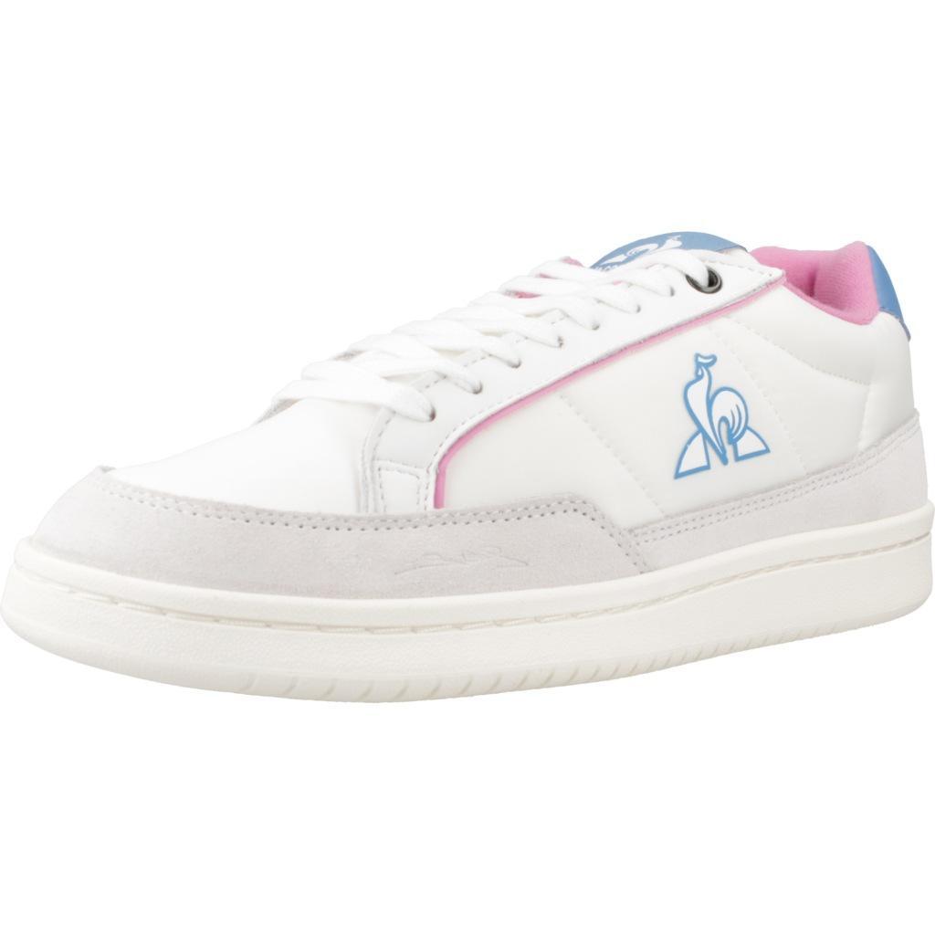 Women's Le Coq Sportif Noah White/Pink/Blue Trainers